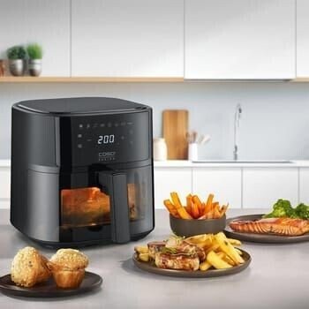 Фритюрница Caso AirFry 6.0, 6л, 8 функций, черный